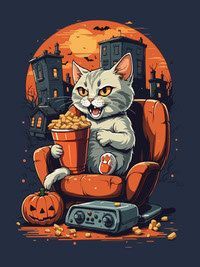 cat_watching_horror_movies_tshirt_design_1001