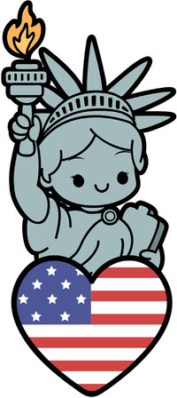 cute statue of liberty