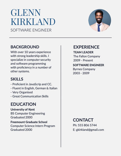 Free Resume Templates