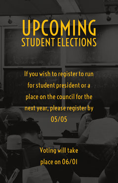 Free Student Council Poster Templates Create Your Custom Student Council Poster Online Adobe Spark
