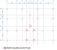 roof column layout plan