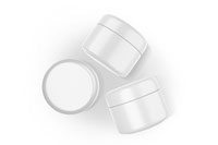 Plastic Cream Jars - PSD Mockup