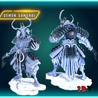 SLA - Demon Samurai Figure