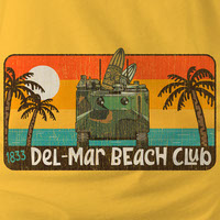 Del Mar Beach Club Tee Mockup