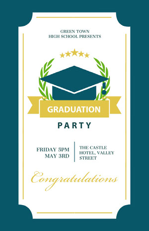 Free Graduation Invitation Maker With Online Templates Adobe Spark