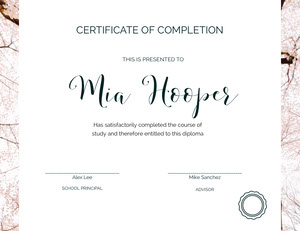 Free Certificate Templates Adobe Spark