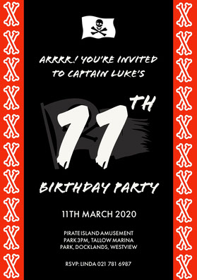 Free Birthday Invitation Templates For Boys Adobe Spark