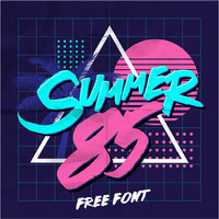SUMMER 85 - Free Font :: Behance