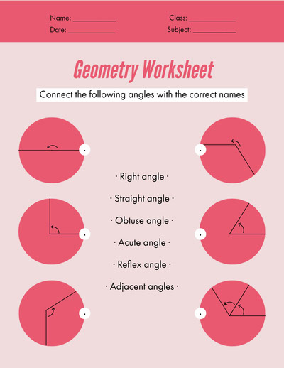 Free Math Worksheet Templates