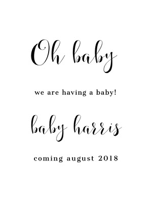 Free Baby Shower Card Templates Adobe Spark