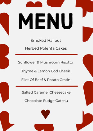 Free Menu Design Ideas Adobe Spark