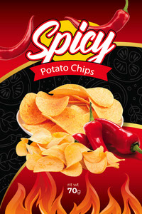 Chips bag design