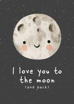 Free Customizable Moon Templates Adobe Spark