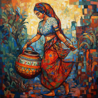 Girl with pitcher 3