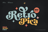 Retro Pica - Display Font