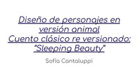 Charaters Desing - Sleeping Beauty Animal Version