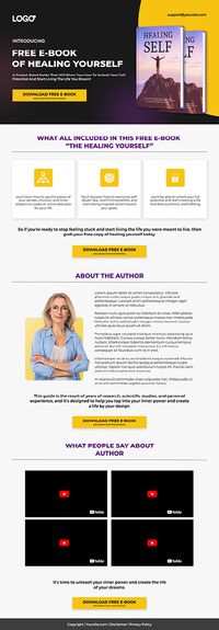 Free E-Book Funnel :: Behance