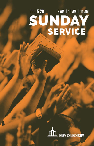 Free Church Flyer Templates | Adobe Express