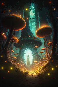 portal in the forest