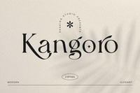 Kangoro Modern Luxury Serif Font
