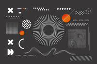Free vector flat abstract wireframe background :: Behance