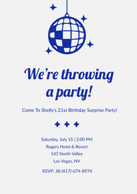 pre made birthday invitations