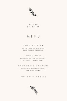 Wedding Menu Cards To Make Your Own Wedding Menus Adobe Spark