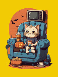 cat_watching_horror_movies_tshirt_design_1007