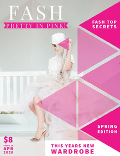 Download Free Customizable Fashion Magazines Cover Templates Adobe Spark PSD Mockups.