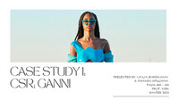Case Study 1 - CSR - Ganni