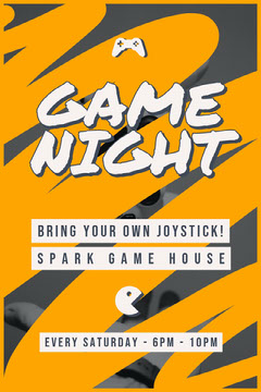 Customizable Game Night Flyer Templates | Adobe Spark