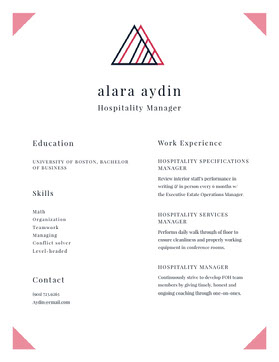 Free Modern Resume Templates Adobe Spark