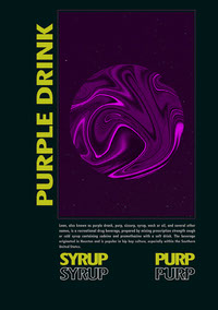 Purple Drink Poster