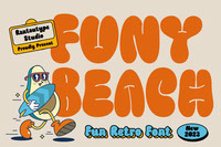 Funy Beach Fun Retro Serif Font
