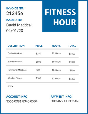 Free Invoice Templates Adobe Spark