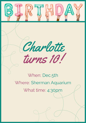 Birthday Invitations Adobe Spark