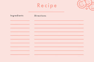 無料 レシピカードのテンプレート Adobe Spark