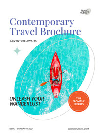 Contemporary Travel Brochure