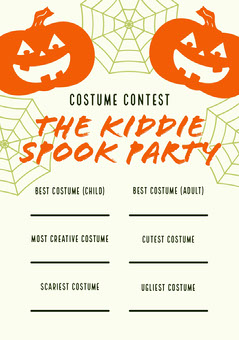 Free Customizable Halloween Costume Contest Templates | Adobe Spark