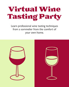 Customizable Wine Tasting Flyer Templates Adobe Spark