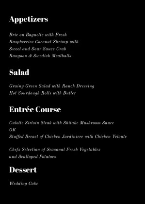 Free Menu Templates Adobe Spark