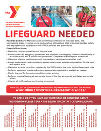 YMCA Lifeguards Needed Flyer on Behance