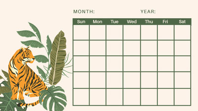 Free Blank Calendar Templates | Adobe Express