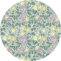 Floral Pattern - Round Shape