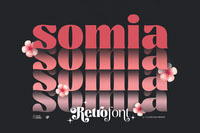 Somia - Decorative Retro font