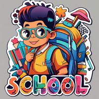 Kids Back to School Stickers