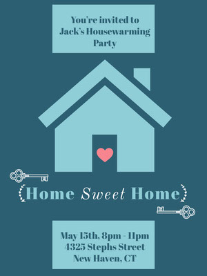 Housewarming Invitation Card Template