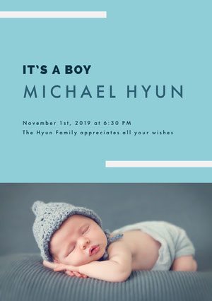 Free Birth Announcement Templates Adobe Spark
