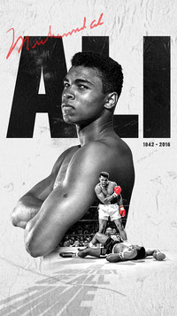 Muhammad Ali Poster - Free Wallpaper on Behance