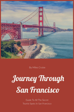 Orange and Blue Journey Through San Francisco Book Cover Book Cover